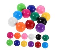 Toyvian 120 Biglie Colorate per Giochi Cinesi e Palline Solide Educativo Accessori per Apprendimento e Coordinazione Mano Occhio