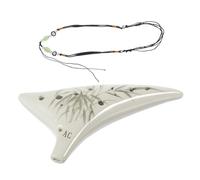 Toyvian 12foro Ocarina Ceramica Professionale Strumento Musicale Per Principianti Con Borsa Di Stoccaggio Perfetta Per Amanti Della Musica e Giochi Musicali
