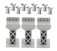 Toyvian 12pezzi Accessori Per Binari Ferroviari Supporti Multilivello Per Blocchi Di Altezza Elevata Per Giocattoli Ferroviari Per Compatibili Tutte Principali
