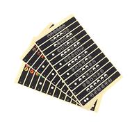 Toyvian 12pezzi Adesivi Per Tastiera Chitarra Etichette Per Note Musicali Facili Da Installare e Rimuovere Per Principianti e Musicisti
