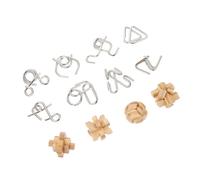 Toyvian 12pezzi Gioco Intellettuale Sblocco Knot Rompicapo Interattivo Per Ragazzo Ragazza e Adulti Gioco Di Logica Educativo Con Sviluppa Pazienza e Intelligenza
