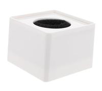 Toyvian 12pezzi Microfono Intervista Abs Portatile Bianco Con Logo Personalizzabile Stazione Cubo Quadrato Per Eventi e Meeting Facile Da Trasportare e Pratico Per Professionisti