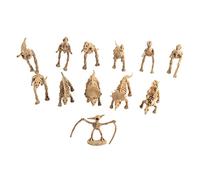 Toyvian 12pezzi Mini Modelli Di Dinosauri Decorazioni Per Ufficio e Casa Giocattolo Educativo Per Ornamenti Divertenti Tema Dinosauri Per Feste e