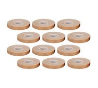 Toyvian 12pezzi Nastro Adesivo Breathable Per Guzheng e Pipa Tapes Leggeri e Traspiranti Per Performance Musicali Colore Marrone Materiale Accessori Per Strumenti Corda