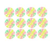 Toyvian 12pezzi Palline Ventose Colorate Per Interattivo Per Coordinazione e Educazione Ai Colori Sicuro e Facile Da Usare