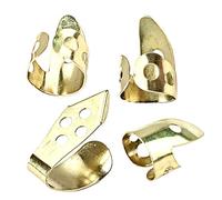 Toyvian 12pezzi Plettro Metallo Per Chitarra e Strumenti Corda Da Plettri Dito Per Chitarristi Professionisti e Amatori Design Elegante e Resistente Compatibile Con Chitarre Elettriche e