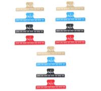 Toyvian 12pezzi Pz Clip Per Spartiti Musicali Supporto Per Libri Di Musica Per Pianisti Rosso Blu Nero Pratico e Attraente Per Amanti Della Musica