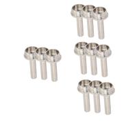 Toyvian 12pezzi Stem Piston Acciaio Inossidabile Per Piccoli Strumenti Musicali Sostituzione Facile e Portatile Per Tromba Accessori Leggeri Per Musicisti e Amanti Della Musica