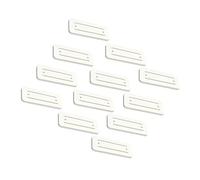 Toyvian 12pezzi Supporto Per Prese Multiple Parete Senza Foratura in Plastica Autoadesivo Per Router Wifi Telecomandi e Altro Posizionamento Orizzontale e Verticale