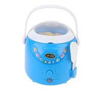 Toyvian 131g Mini Elettrodomestico Per Mini Rice Cooker Blu Ruolo Educativo Batteria Simulativo e Divertimento Per