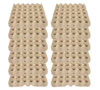 Toyvian 15 Pezzi Contenitore Organizer Portatile e Impilabile in Polpa di Carta Biodegradabile per Uova per 30 Uova per Frigorifero e Fattoria