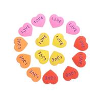 Toyvian 15 Pezzi Gomme per Matita a Forma di Cuore Colorate Gomma da Cancellare per Studenti e Uso Domestico Set Cancellatura Sicuro e Durevole per Ufficio e Scuola Colore Casuale