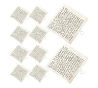 Toyvian 15 Pezzi Pergamena Mezuzah Kosher per Porta Supporto in Ferro Argento, Carta, Facile Installazione, Decorazione Elegante per Matrimoni e Inaugurazioni Casa