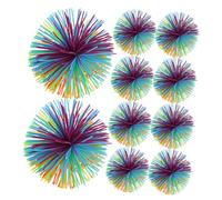 Toyvian 15pezzi Palle Colorate Silicone Per Giocattoli Sensoriali Per Animali e Ragazzo Ragazza Gioco Educativo e Divertimento All Aperto Compatta