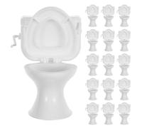 Toyvian 16 Accessori per Bagno Scala Giocattoli Miniature Ruolo e Decorazione Della Casa delle
