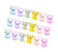 Toyvian 18 Pollici Miniature Fox Figurines Glow in The Dark per Decorazioni e Bonsai Animali per Micro e Atmosfera Incantevole