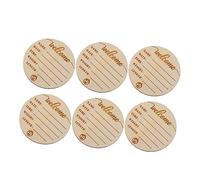 Toyvian 18pezzi Cartelli Legno Per Annuncio Di Nascita Segni Mensili Per Foto Di Crescita Materiale e Resistente Per Memorie Indimenticabili