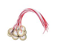 Toyvian 18pezzi Dischi Piezoelettrici Per Chitarra Pickup Acustico Con Trasduttore Accessori Per Strumenti Musicali Facile Installazione e Versatilità Per Elettronica e Giocattoli