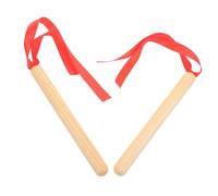 Toyvian 1paio Bacchette Percussioni Legno Con Nastro Strumenti Musicali Ragazza Attività Didattiche e Creativo Incoraggiano La La