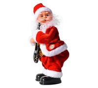 Toyvian 1pc elettrico Babbo Natale giocattolo musicale di natale decorazione desktop per bambini bambini - senza batteria