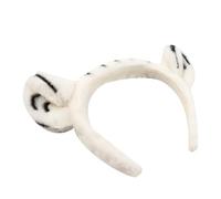Toyvian 1pezzi Cerchietto Cosplay Orecchie Per Accessorio e Per Feste e Halloween Design Simulato Bianco Per Costumi