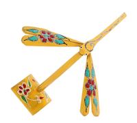 Toyvian 1pezzi Giocattolo Di Libellula in Bambù Gioco Di Bilanciamento Per Ragazzo Ragazza Supporto Incluso Giocattolo Educativo Scientifico Giallo