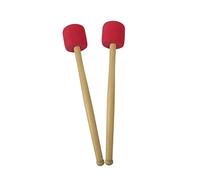 Toyvian 1pezzi Martello Per Grancassa Con Manico Legno Per Strumenti Percussivi Bacchetta Da Percussione Per Batteria Rosso