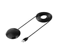 Toyvian 1pezzi Microfono Condensatore Usb Rotondo Per Computer Portatile Laptop e Notebook Offre Suono Cristallino Ad Alta Fedeltà e Cattura Chiaramente La Voce