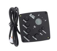 Toyvian 1pezzi Pick-up Eq Per Chitarra Microfono Quattro Stadi Per Strumenti Musicali Folk Qualità Audio Superba Facile Da Installare e Leggero