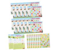Toyvian 1set Adesivi Per Potty Training Per Kit Di Adesivi Colorati Per Incoraggiare Buone Abitudini Toilette Sicuri e Facili Da Usare Perfetti Per Ragazzi e Ragazze