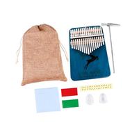 Toyvian 1set Creativo Di Tasti Kalimba Piano Strumento Musicale Per Iniziare Suonare Design Leggero e Portatile Melodie Incantevoli e Risonanza Ottimale Gemma Sogni Di Cervo Con Accessori