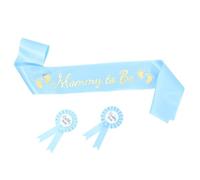 Toyvian 1set Distintivi e Sash Per Futuri Genitori Decorazione Per Shower Con Badge Dad to Be e Mom to Be Accessori Per Festeggiare Arrivo Del Bebè Inclusi