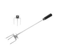 Toyvian 1set Forchette Rotanti Inossidabile Per Arrosto e Utensili Bbq Per Friggitrice Ad e Grill Facile e Durabilità