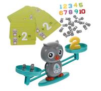 Toyvian 1set Giocattolo Educativo Di Bilanciamento Numerico Per Ragazzo Ragazza Di Giocattoli Didattici Per Contare e Imparare La Matematica Attività Per Famiglie e Scuole Per Compleanno