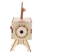 Toyvian 1set Kit Proiettore Scientifico Fai Te Per Ragazzo Ragazza Attività Educativa Legno Per Sviluppo Delle Competenze Di Comunicazione e Collaborazione Progetti Scientifici Divertenti