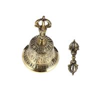Toyvian 1set Manuale Rame Per Meditazione e Yoga Bell Decorativa Strumento Per Pratiche Spirituali e Rilassamento Nepale Unico Per Famiglia e Amici