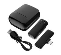 Toyvian 1set Microfono Lavalier Wireless Portatile Con Smart Noise Reduction Per Registrazioni Video e Live Streaming Compatibile Con Smartphone e Laptop Leggero e Facile Da Trasportare