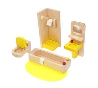 Toyvian 1set Miniature Furniture for Kids Realistic Bathroom Accessories for Dollhouse Stylish Mini Home Decor Safe and Materials and Photo Props