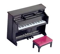 Toyvian 1set Piano Decorativo Sgabello Pianoforte Per Per Case Giocattoli Educativi