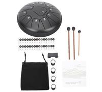 Toyvian 1set Portatile Steel Tongue Drum Strumento Note Per Principianti e Percussione Per e Meditazione Include Accessori Completamente Equipaggiati