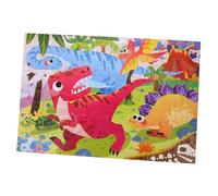 Toyvian 1set Puzzle Educativo Cartone Per Ragazzo Ragazza Animali Dinosauri Gioco Per Sviluppare Creatività e Logica Per Compleanni e Attività Educative