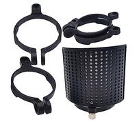 Toyvian 1set U-shape Microfono Antivento Schermo Isolante Per Registrazioni Professionali Riduzione Rumore e Protezione Da Saliva Accessorio Compatibile Per Ktv e Live Streaming