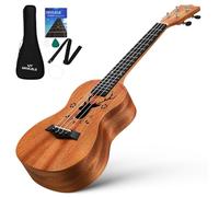 Toyvian 1set Ukulele Legno Per Principianti Con Accessori Design Motivo Cervo Strumento Musicale Per Studenti Borsa Protettiva Inclusa Facile Da Suonare e Guida Istruttiva