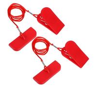 Toyvian 2 Accessori per Parti Sostituzione del Chiave Sicurezza per Il Magnete Arresto Emergenza del ABS