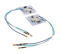 Toyvian 2 chip per faro LED per e-bike, scheda driver PCB, ampia tensione