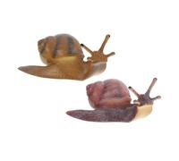 Toyvian 2 Figurine in Plastica Resistente Realistico Animale Simulazione per Educazione e Decorazione Miniatura Animale Colorata e Duratura
