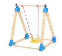 Toyvian 2 Miniature Dollhouse Swing Chair DIY Micro Landscape Playground Accessory For Fairy Garden And Dollhouse Decoration Easy Assembly And Creative Play
