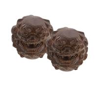 Toyvian 2 Palline Massaggianti per Esercizi per Rilassamento Muscolare e Stress Design e Resistente per Massaggi e Decorazioni