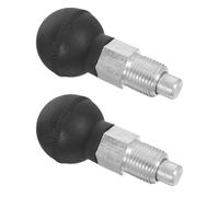 Toyvian 2 perni di trazione a Molla: Perno stantuffo M16x15mm per Macchine per Esercizi - Ricambi per manopole di trazione con Testa a Sfera - Ricambi per Macchine per Allenamento in Bicicletta per