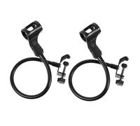 Toyvian 2 Pezzi Asta Microfonica Portamicrofono Flessibile Per Boom Dell'asta Del Microfono Montare Portamicrofono Regolabile Portamicrofono Universale Porta Microfono Vernice Spray Black